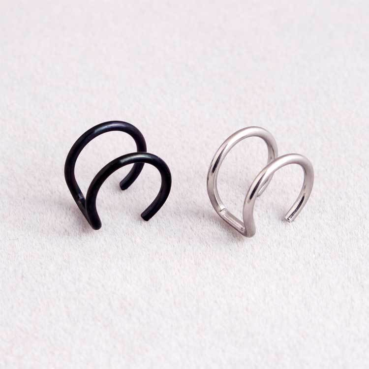Piercing Ear Clip Titanium Steel Female Earrings