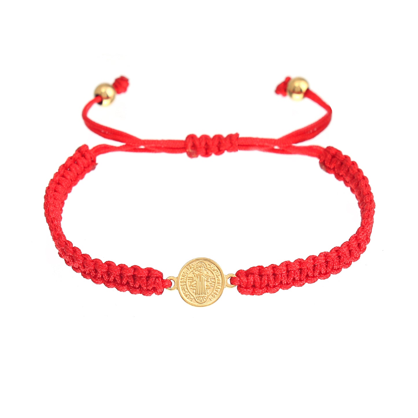 Women's & Men's Stainless Steel Holy Father Cross Hand-woven Bracelets