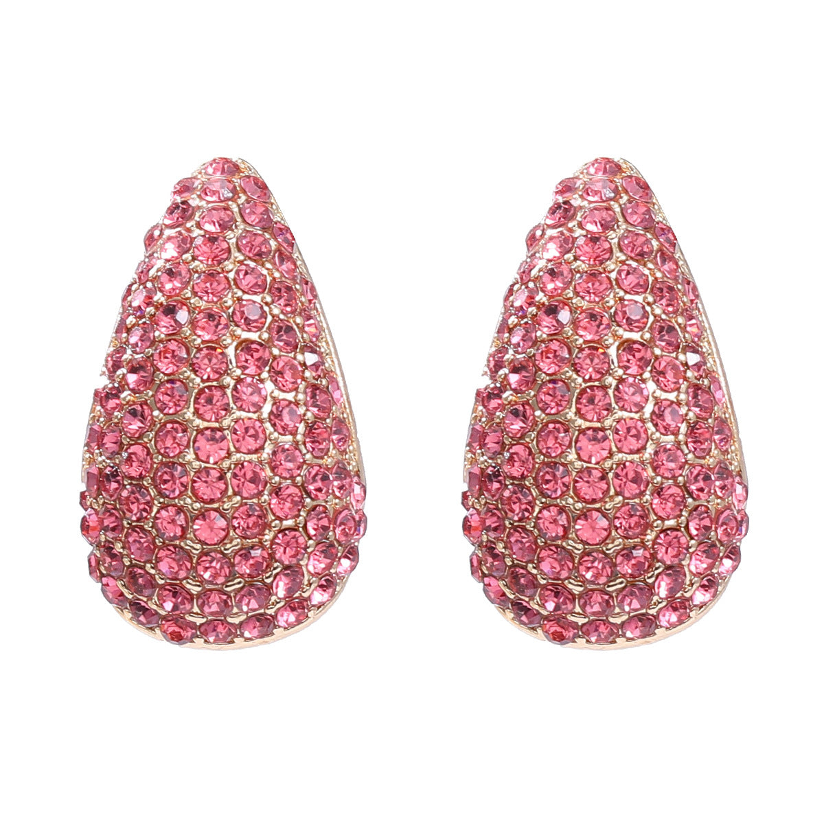 Women's Diamond Water Drop-shaped Exaggerated Geometric Party Earrings