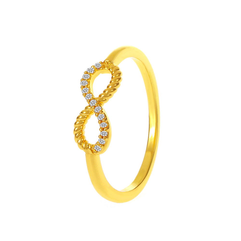 Women's & Men's Infinite Retro Fashion Personalized Diamond Rings
