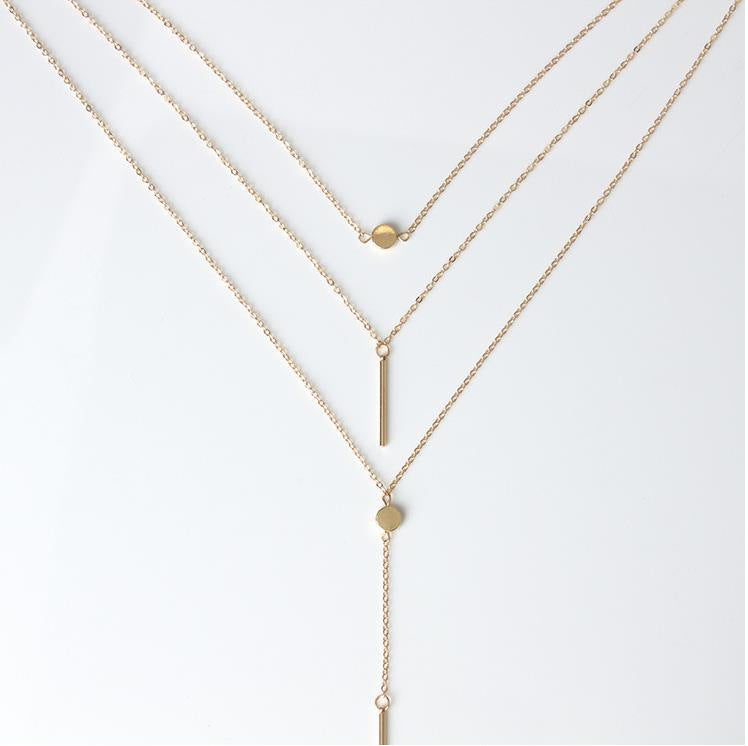 Ornament Simple Small Dot Exquisite Metal Necklaces