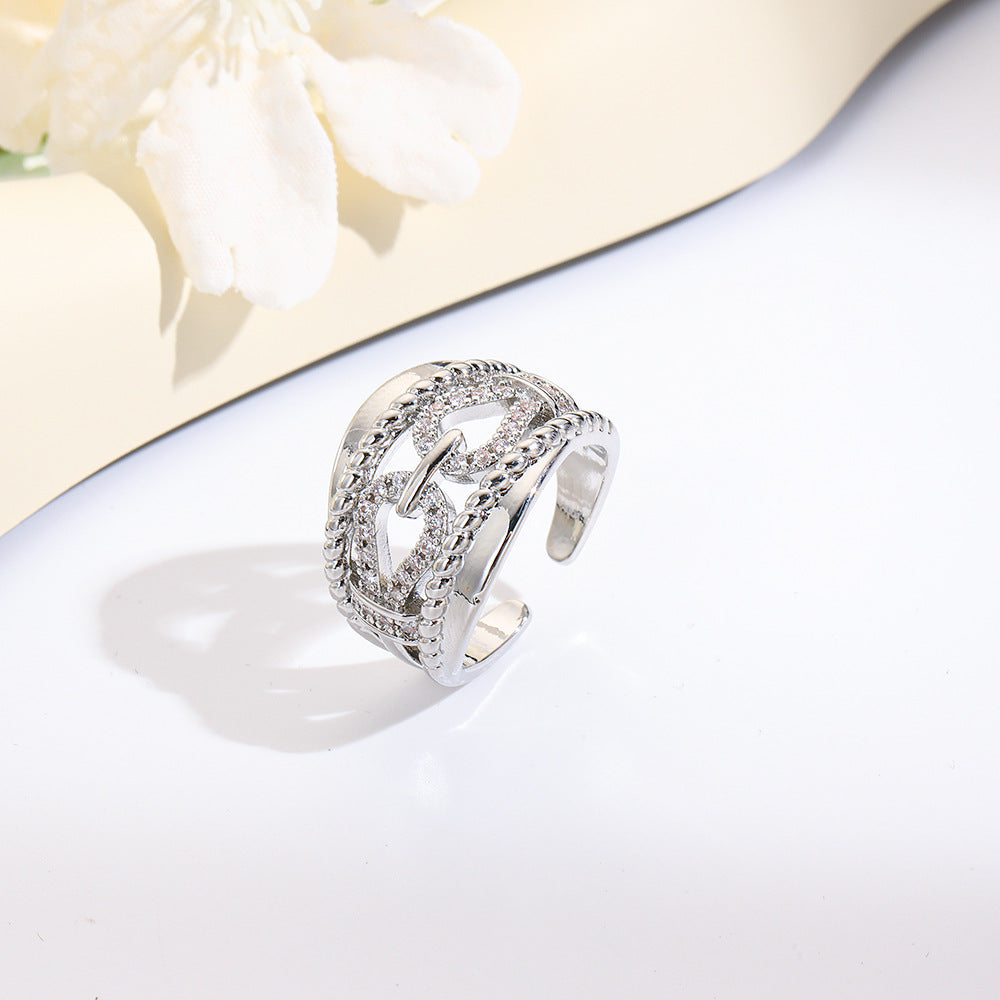 Women's & Men's String Clip Open Hip Hop Width Rings