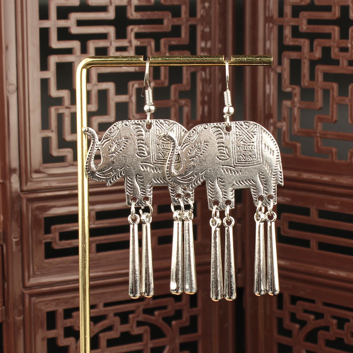 Imitation Sier Miao Tourist Attractions Bohemian Earrings