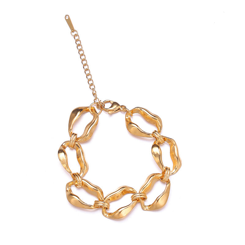 Niche Retro Titanium Steel Stainless Cuban Bracelets