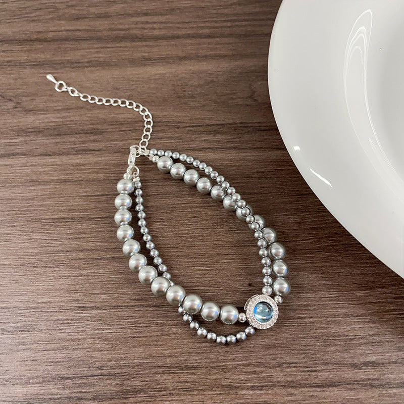 Women's French Retro Pearl Design Light Luxury High-grade Simple Bracelets