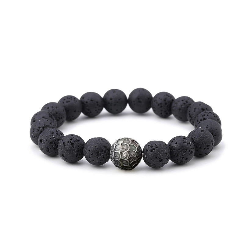 Men's High Sense Volcanic Rock Bead Gift Bracelets