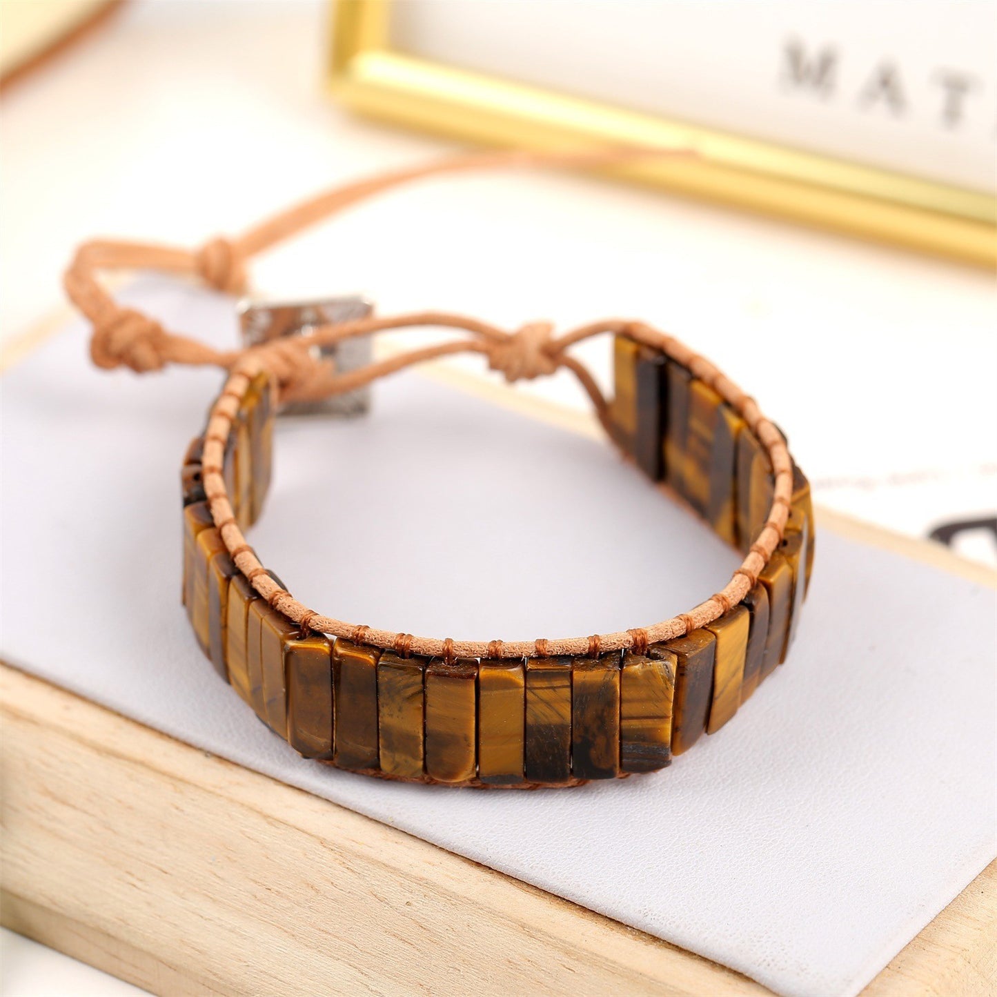 Ornament Emperor Stone Hand-woven Leather Bohemian Bracelets