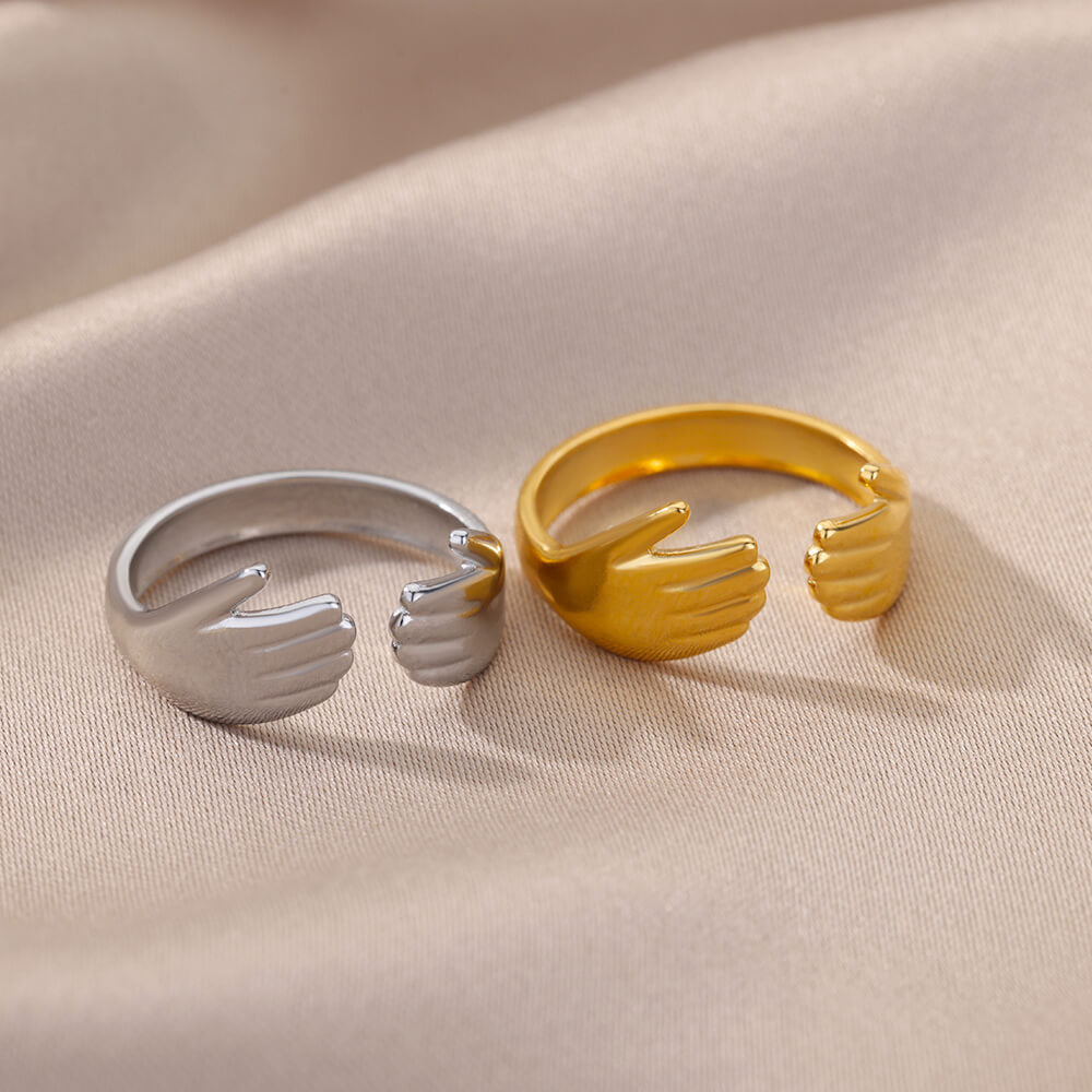 Men's Korean Style Simple Stainless Steel Geometric Rings