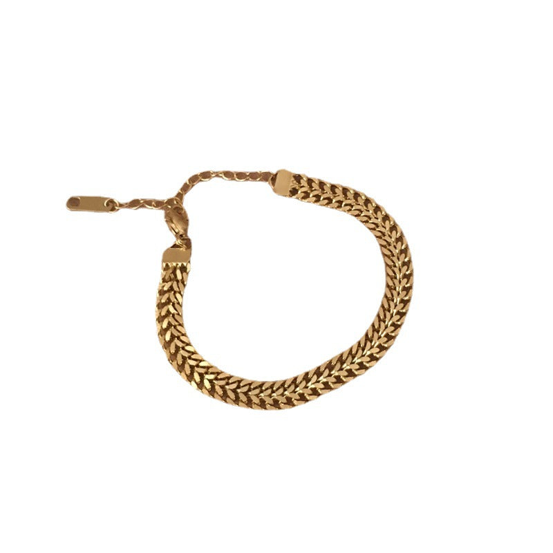 Simple Retro Minority Thick Chain Gold Fashion Advanced Clavicle Necklaces