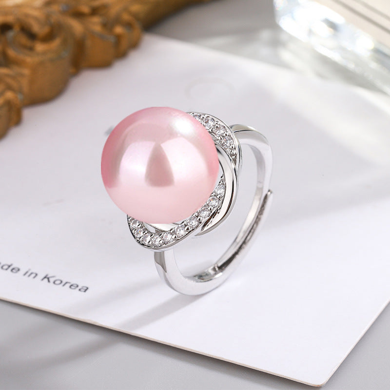 Women's Trendy Luxury Gold White Champagne Demon Purple Rings
