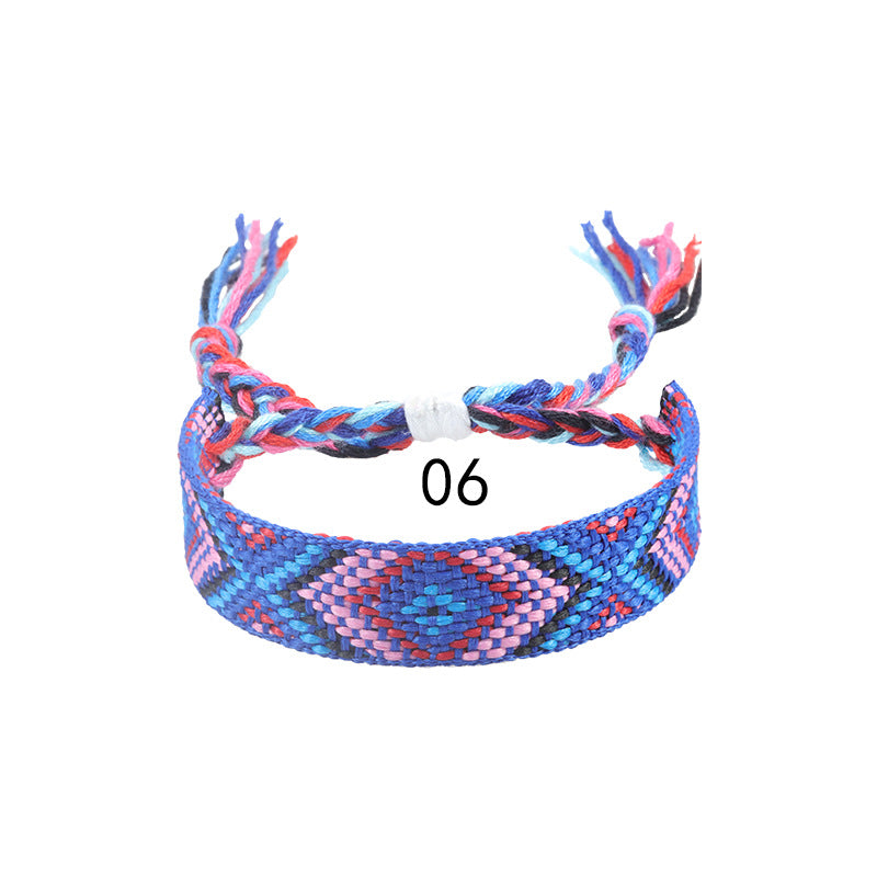 Nepal Ethnic Style Woven Wrist Strap Bracelets