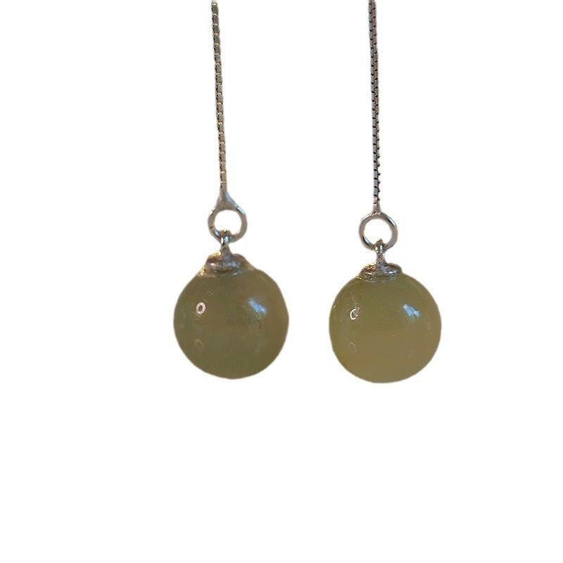 Women's Jade For Design Ancient Style Advanced Earrings