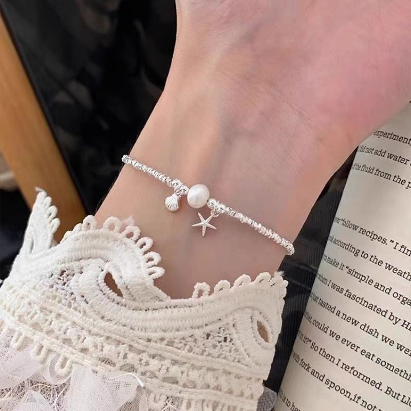 Chinese Style Punk Stars Heart Button Mild Luxury Bracelet