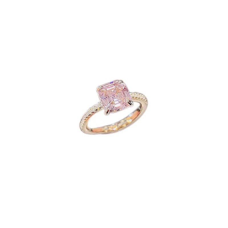 Female Design Zircon Little Finger Simple Rings