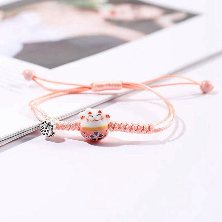 Ornament Woven Female Antique Ethnic Style Bracelets