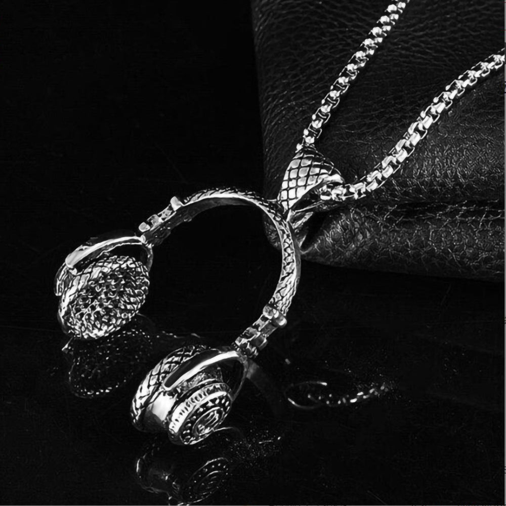 Titanium Steel Long Sweater Stainless Hip Hop Necklaces