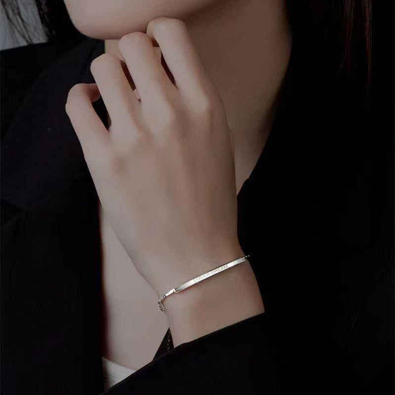 Bar Pull Adjustable Chain Elbow Design Fashion Bracelet