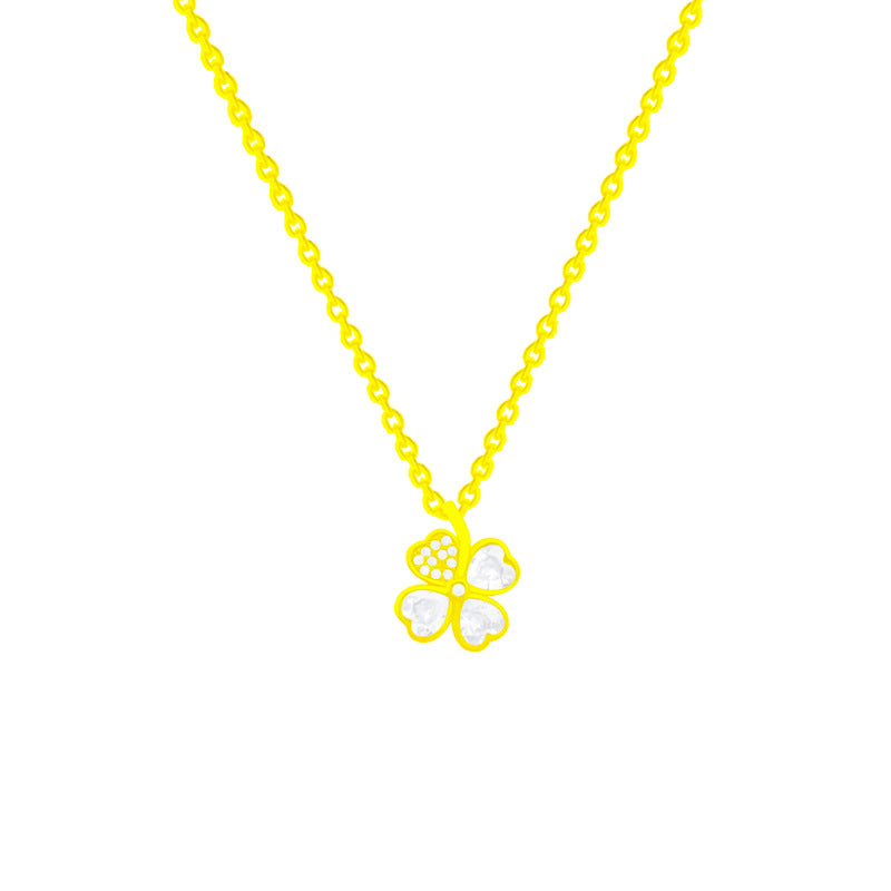 Petal Clavicle Chain Female High-grade Light Luxury Necklaces