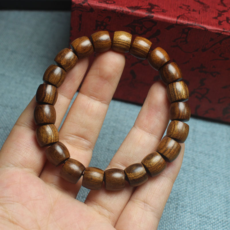 Women's & Men's Round Bead Straight Cut Mori Style Buddha Bracelet