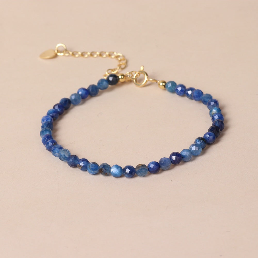 Fine Natural Stone Surface Cutting Beads Bracelets