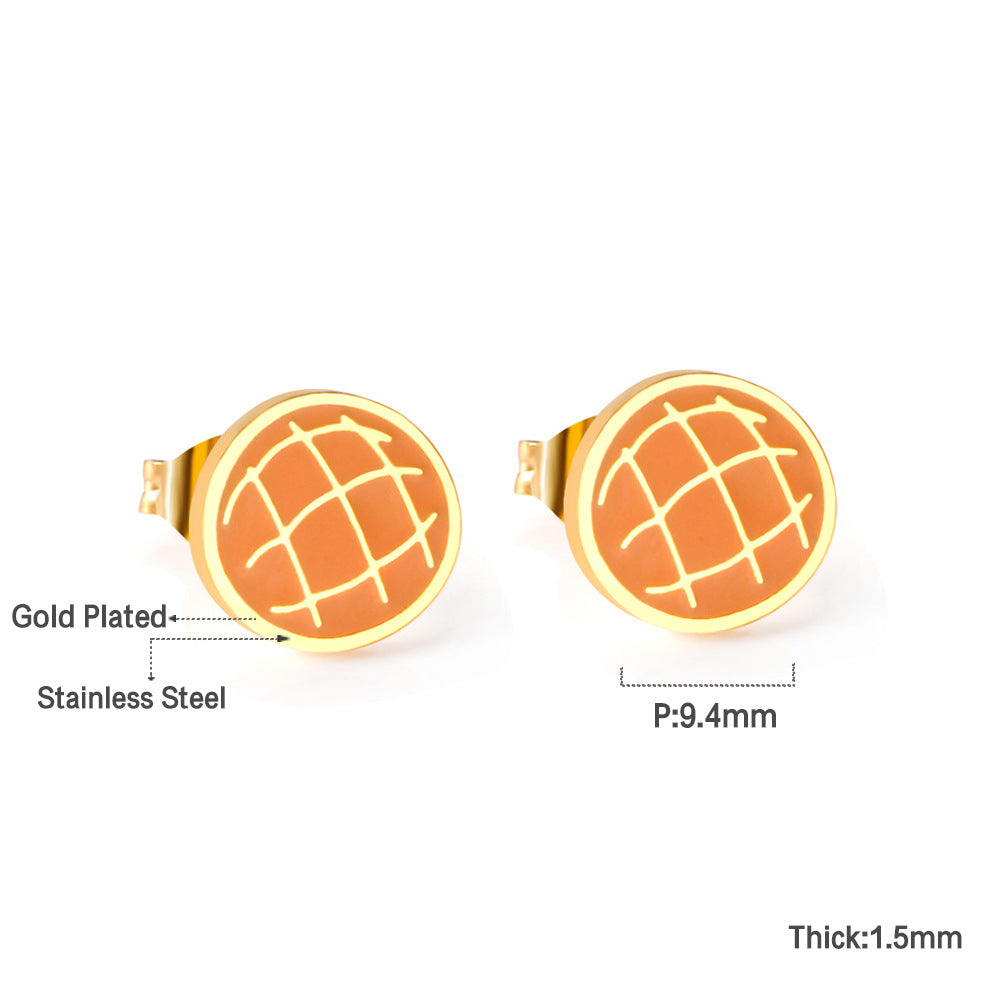 Children's Design Female Cute Sweet Cartoon Fruit Earrings