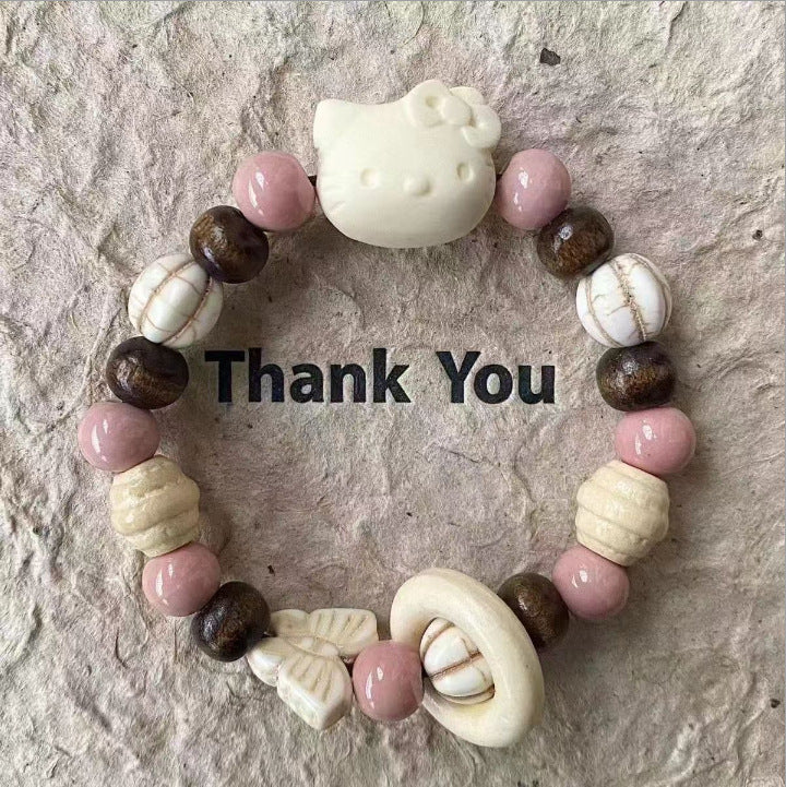 Colored Series Ceramic Beaded Female Girly Bracelets