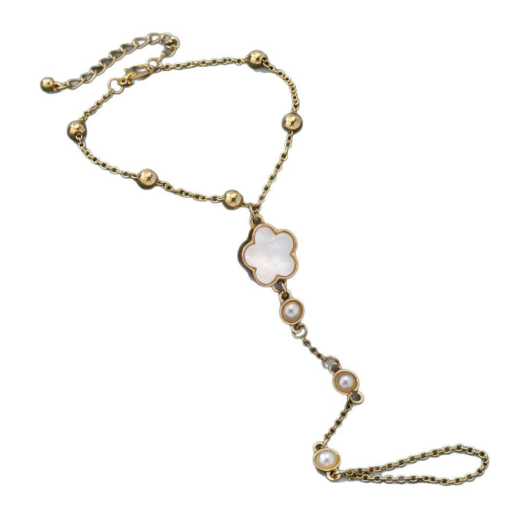 Trend Lucky Parthenocissus Grass Simple Elegant Bracelet