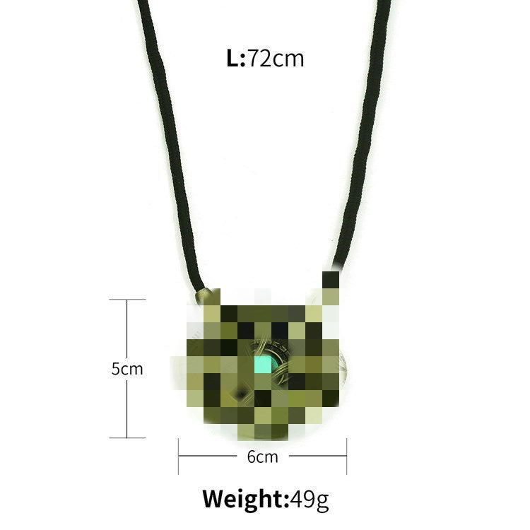 Glamorous Movie Ornament Doctor Noctilucent Eyes Necklaces