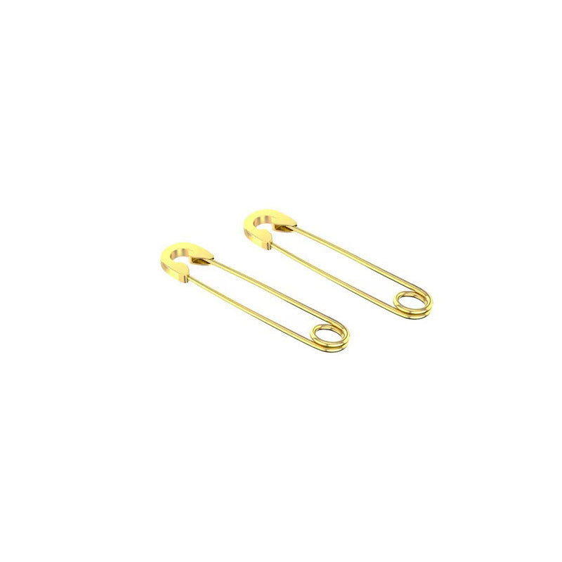 Steel Clip Male Female Personality Trendy Earrings