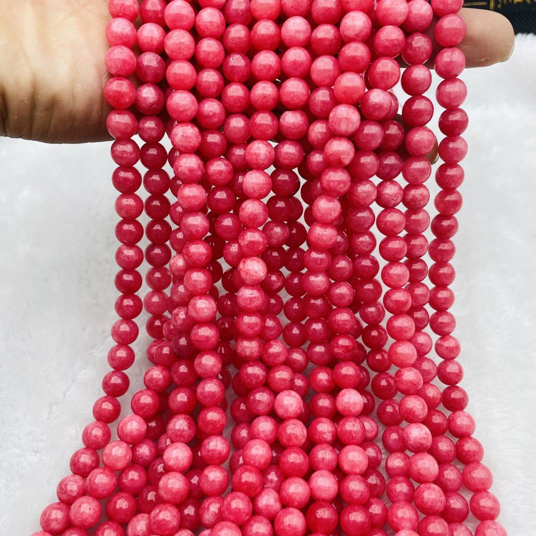 Women's & Men's Optimized Jade Bead Simple Single Circle Live Bracelets