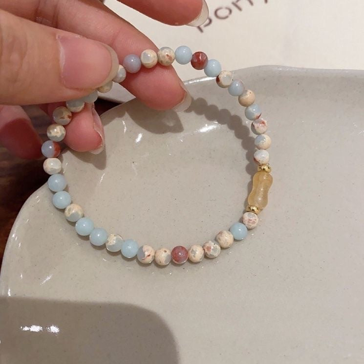 Women's Rope Stone Beaded Couple Girlfriends Vintage Bracelets