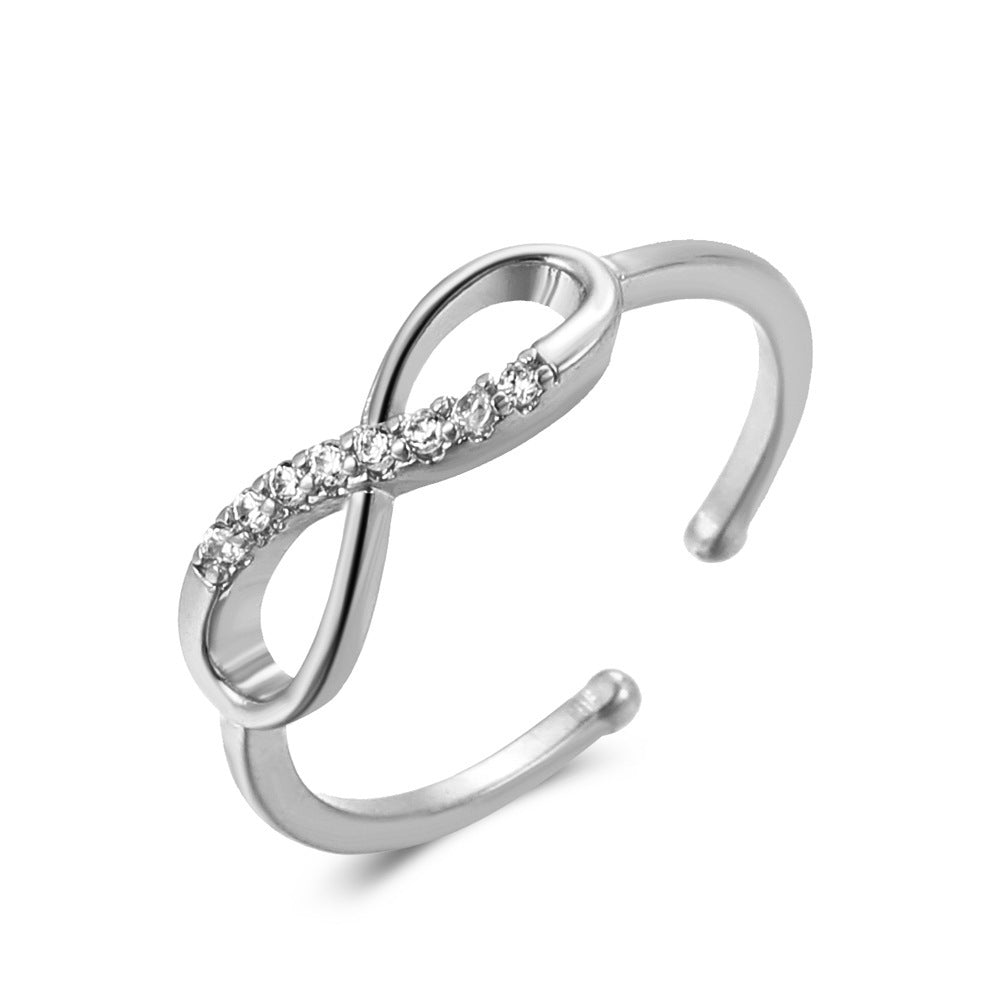 Women's & Men's Infinite Retro Fashion Personalized Diamond Rings