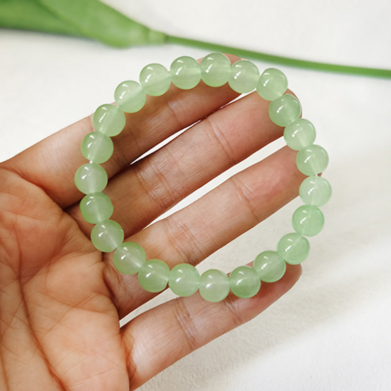 Li Gradient Ice Transparent Two-color Glass Pliable Temperament Hand Bracelets