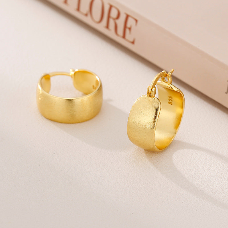 Women's Matte Simple Light Luxury High Sense Earrings
