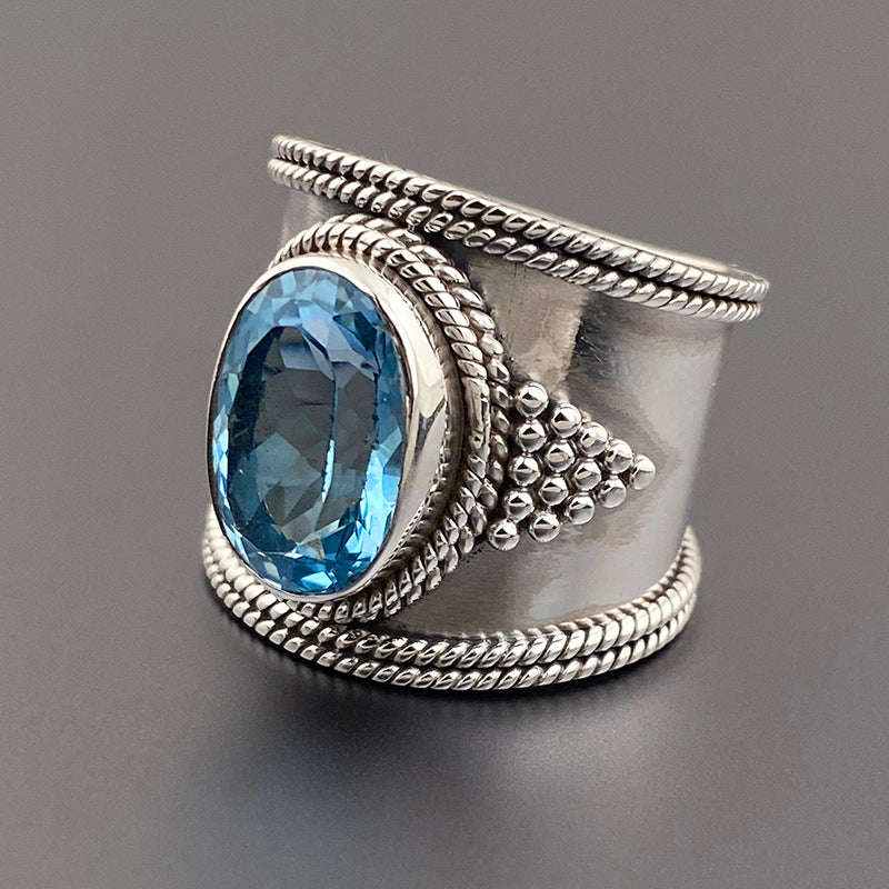 Live Broadcast Personalized Retro Thumb Female Rings