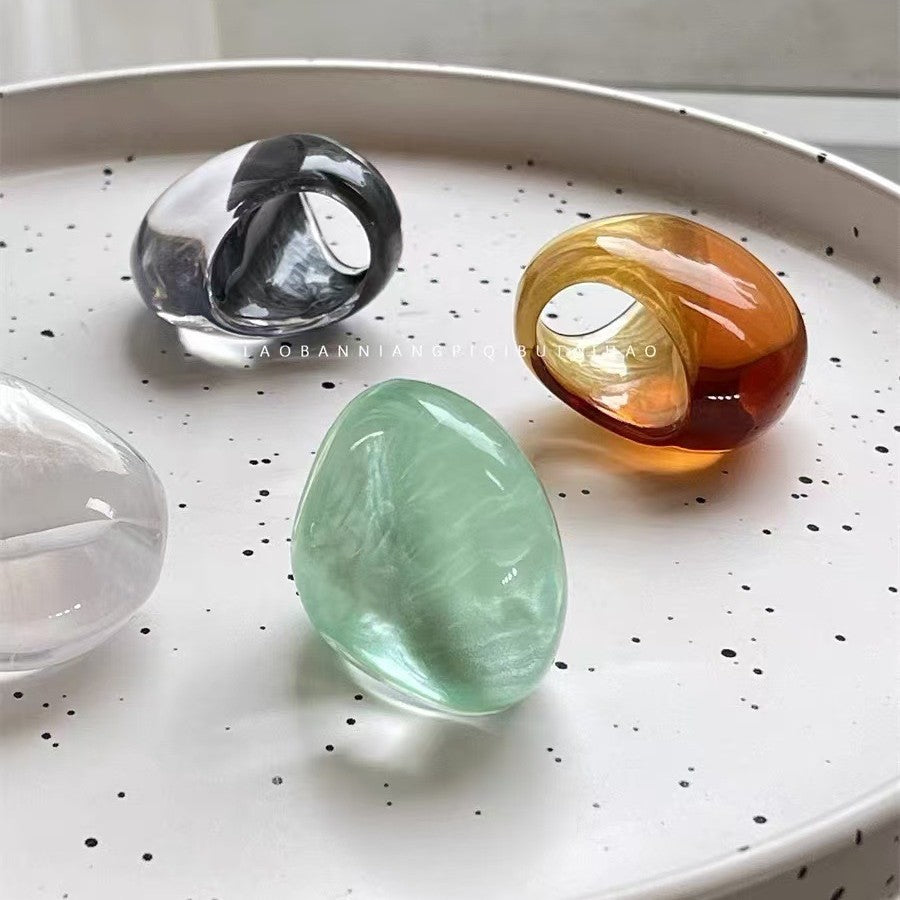 Minority Design Pearlescent Inner Glaze Light Rings