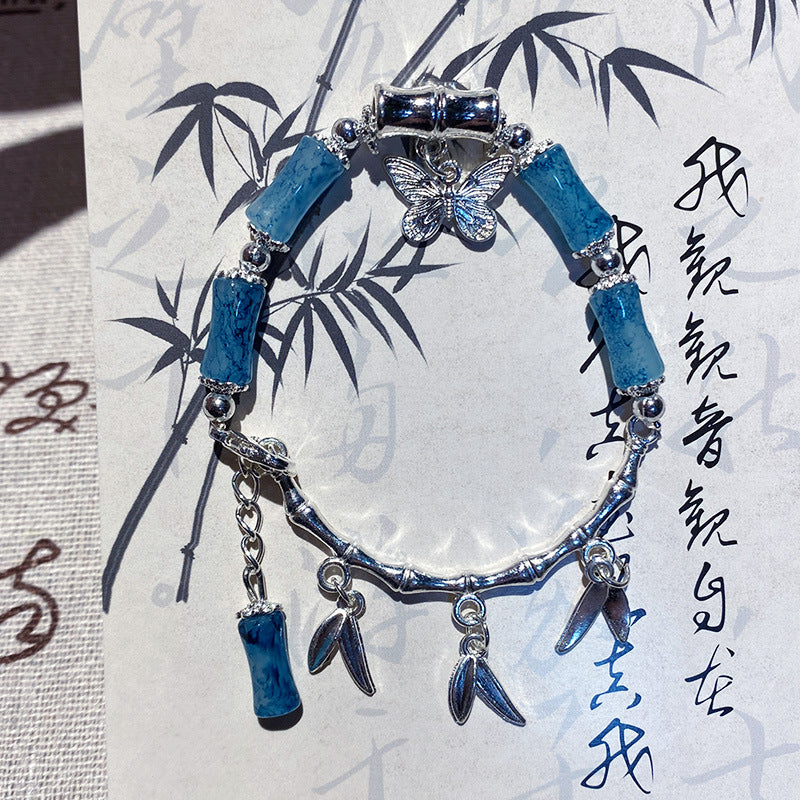 Women's Bamboo Alloy Chinese Style For Girlfriends Pick Bracelets