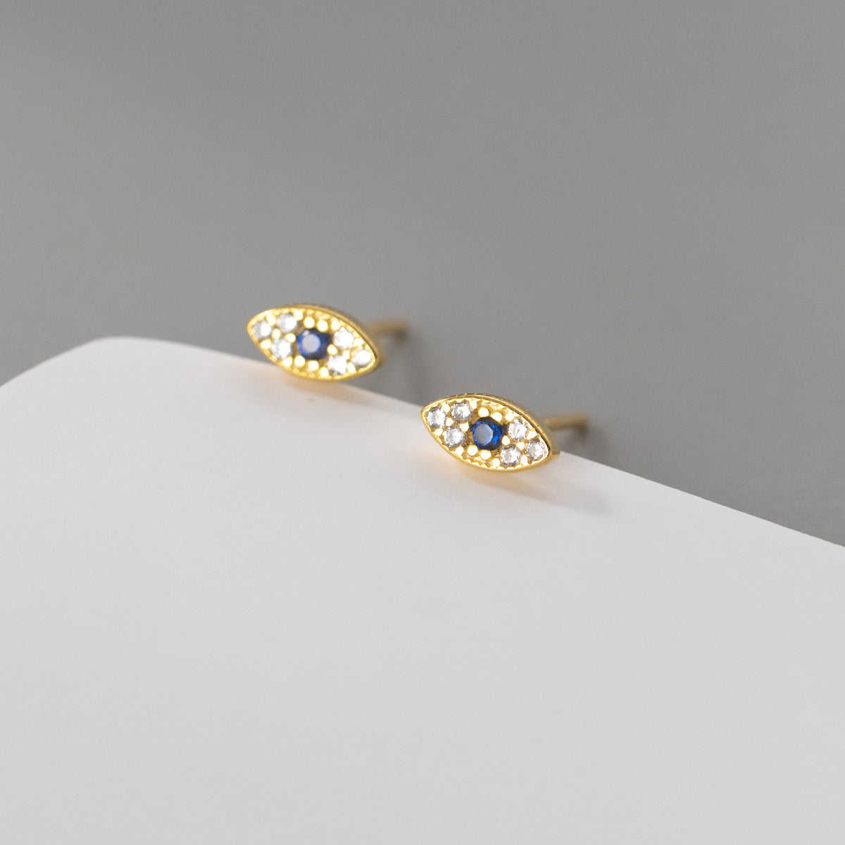 Love Lodge Sterling Sier Diamond Eye Earrings