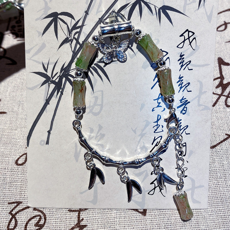 Women's Bamboo Alloy Chinese Style For Girlfriends Pick Bracelets