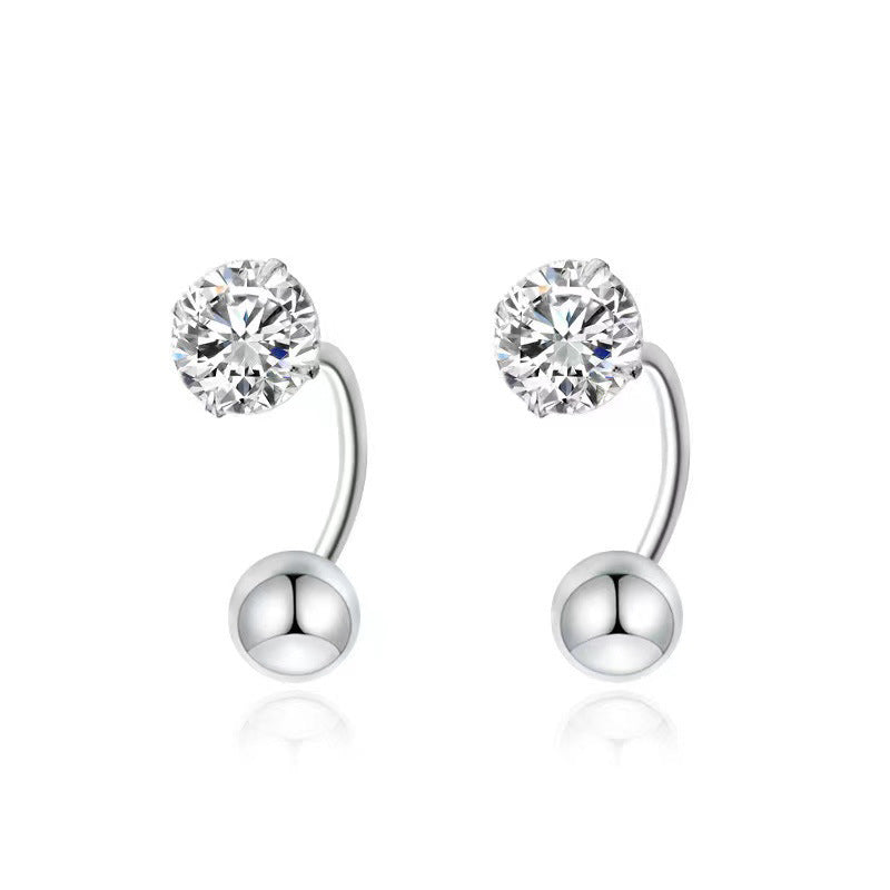 Flash Ear Bone Female Tide Screw Earrings