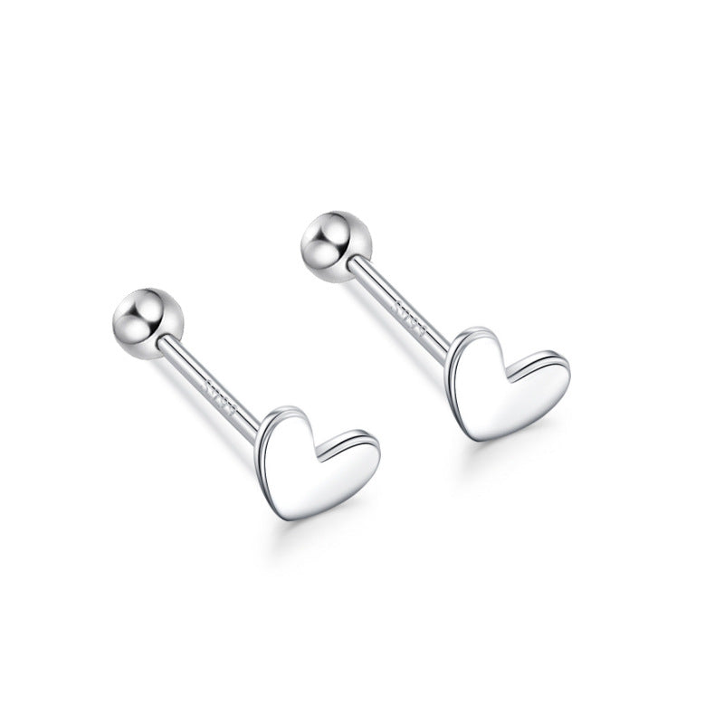 Pure Ear Korean Style Niche Screw Sleeping No Earrings