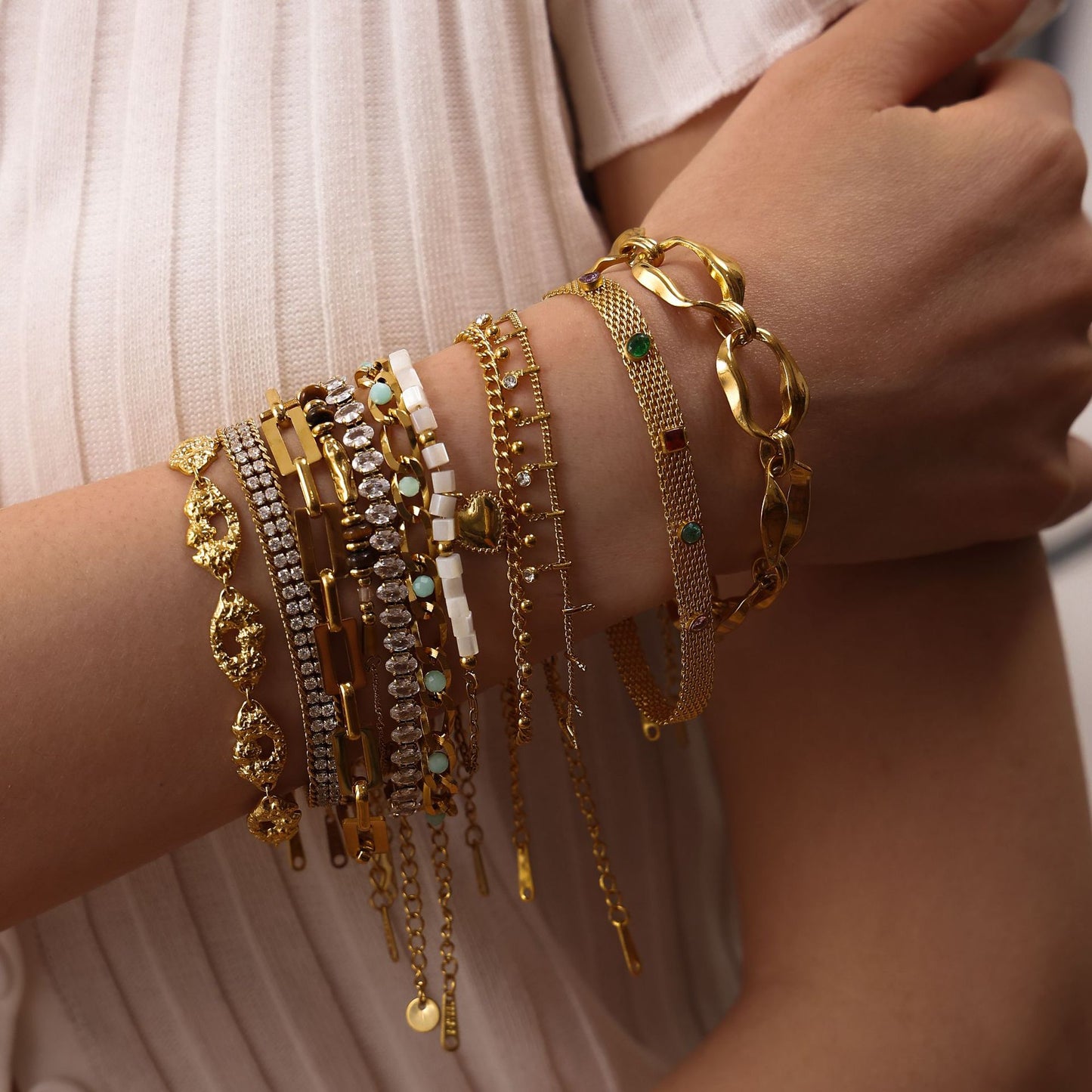 Niche Retro Titanium Steel Stainless Cuban Bracelets