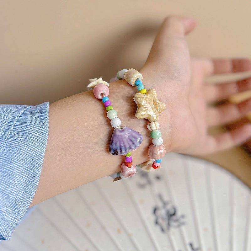 Ceramic Design High-grade Female Sweet Artistic Bracelets