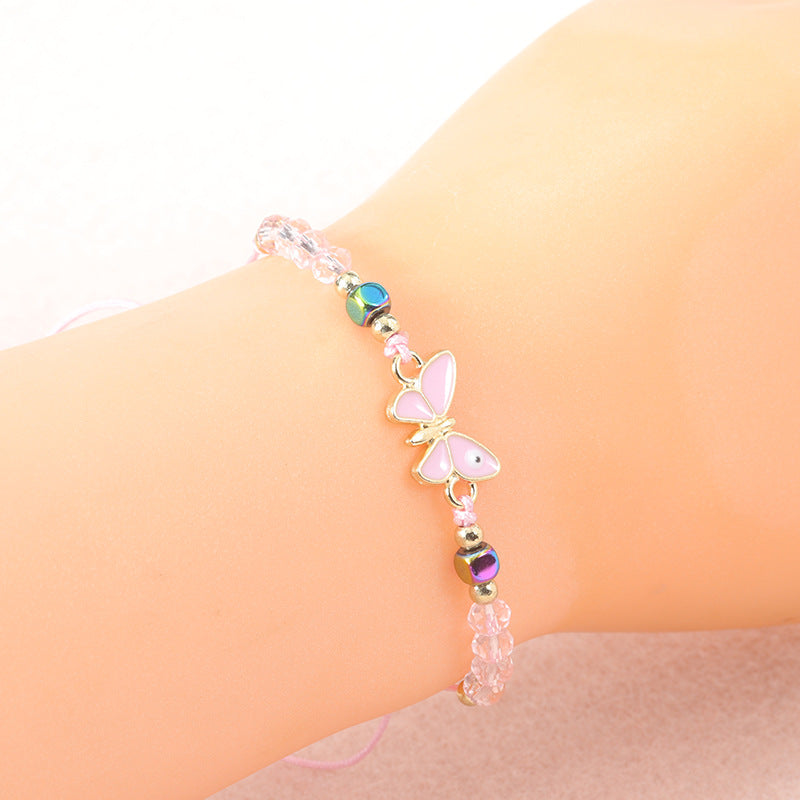Bohemian Style Butterfly Versatile Crystal Refreshing Bracelets