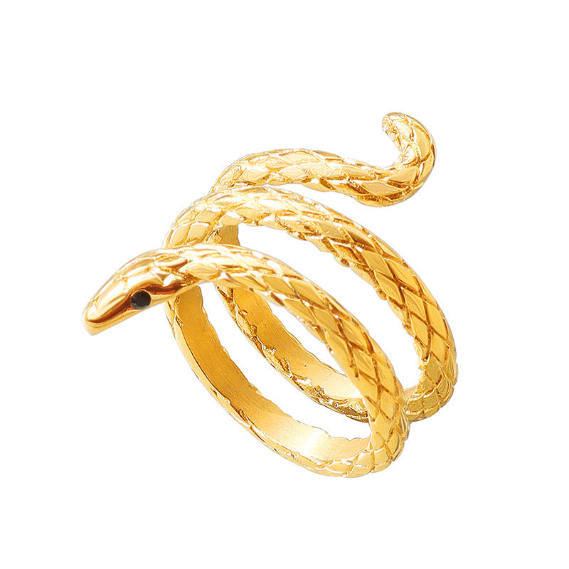 Women's & Men's Cool Style Fashion Animal Surround Snake Rings