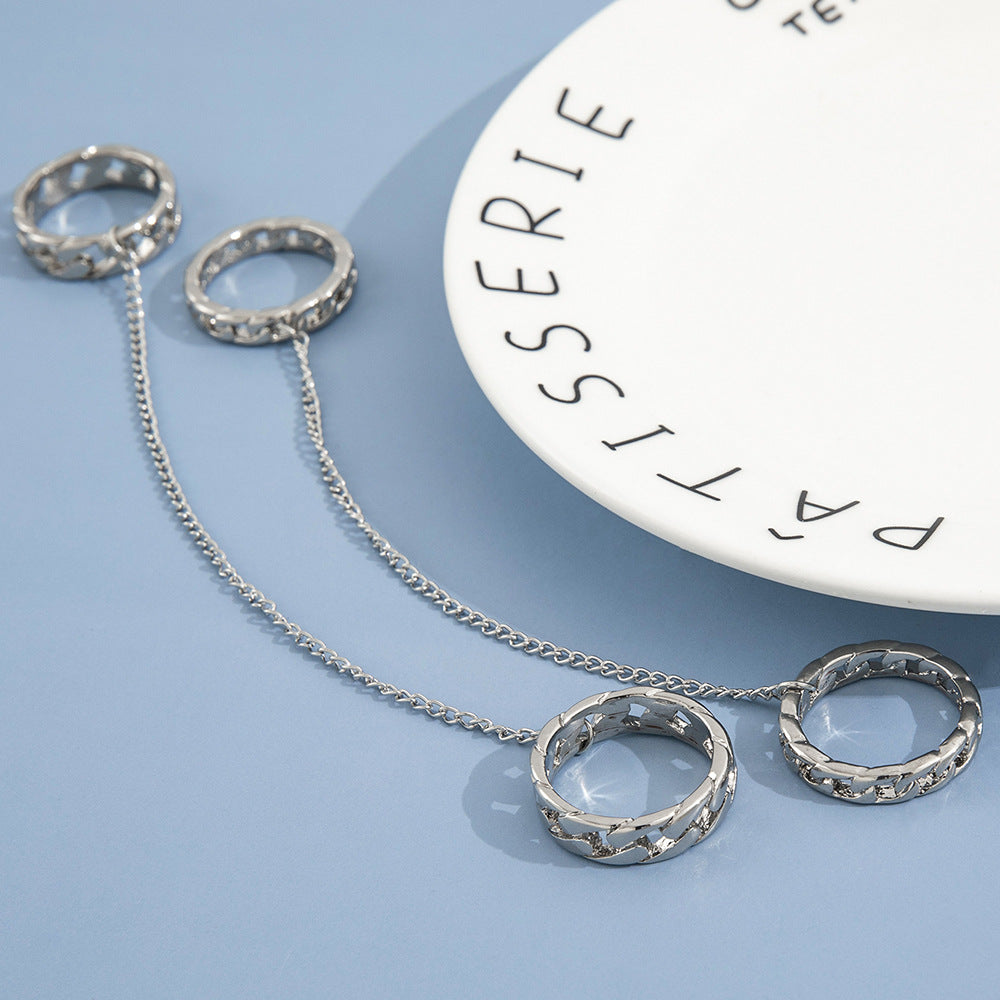 Women's & Men's Personalized Fashion Creative Chain Vintage Punk Rings