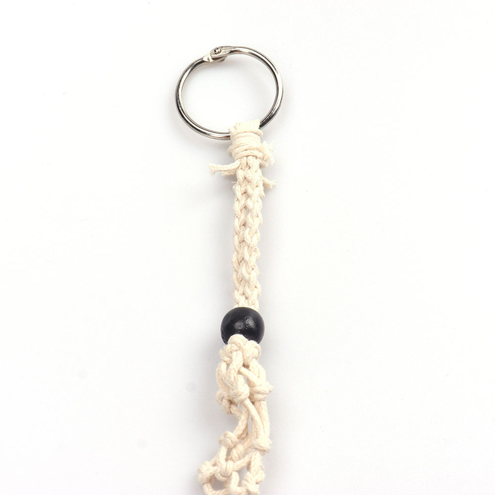 Women's Weave Natural Stone Rope Net Bag Necklaces
