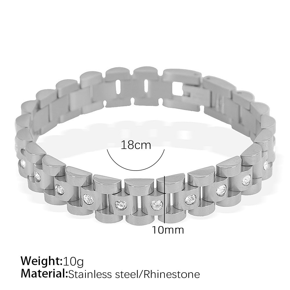 Watch Chain Plated High-grade Trendy Metal Bracelets