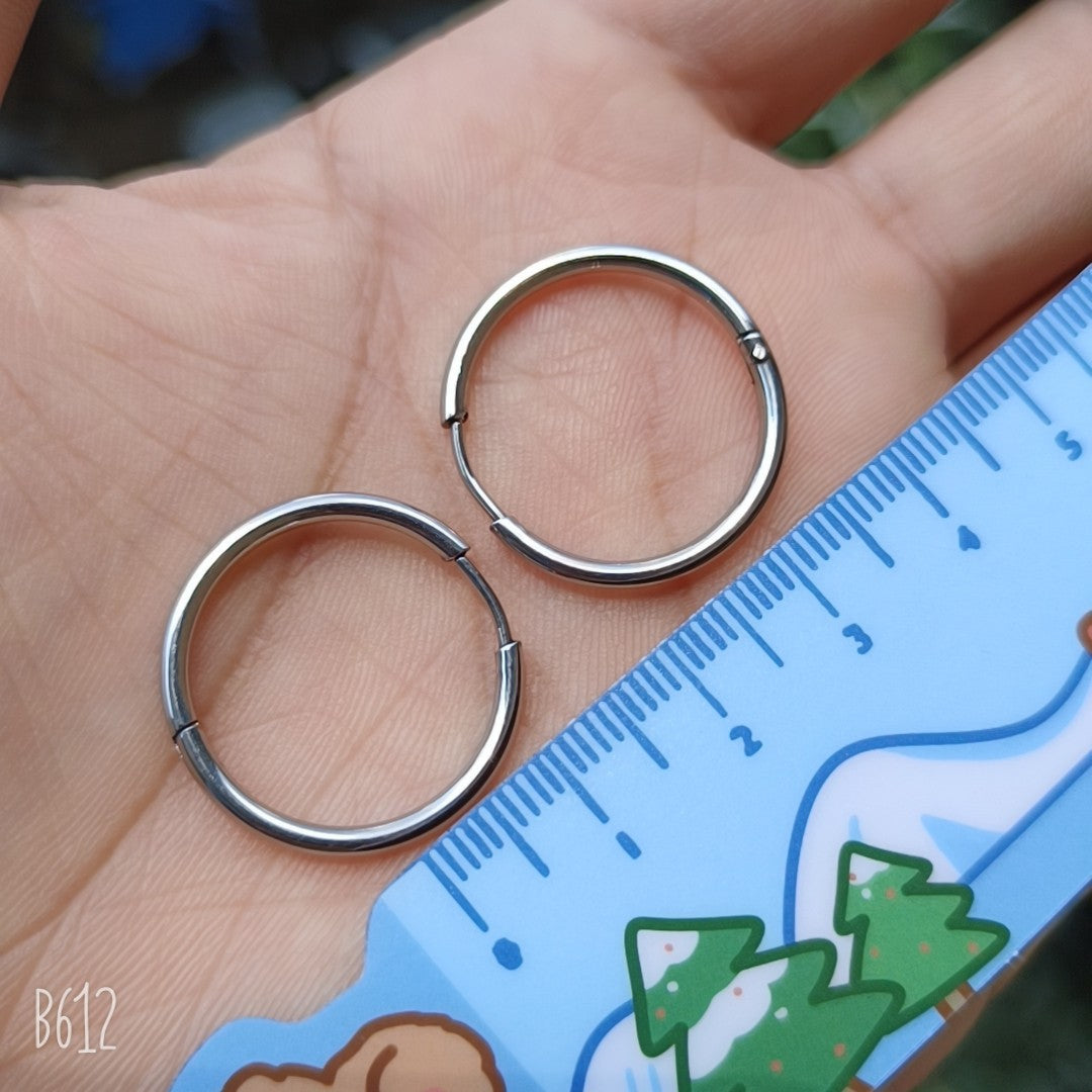 Women's & Men's Stainless Steel Fashion Personality Titanium Ear Earrings