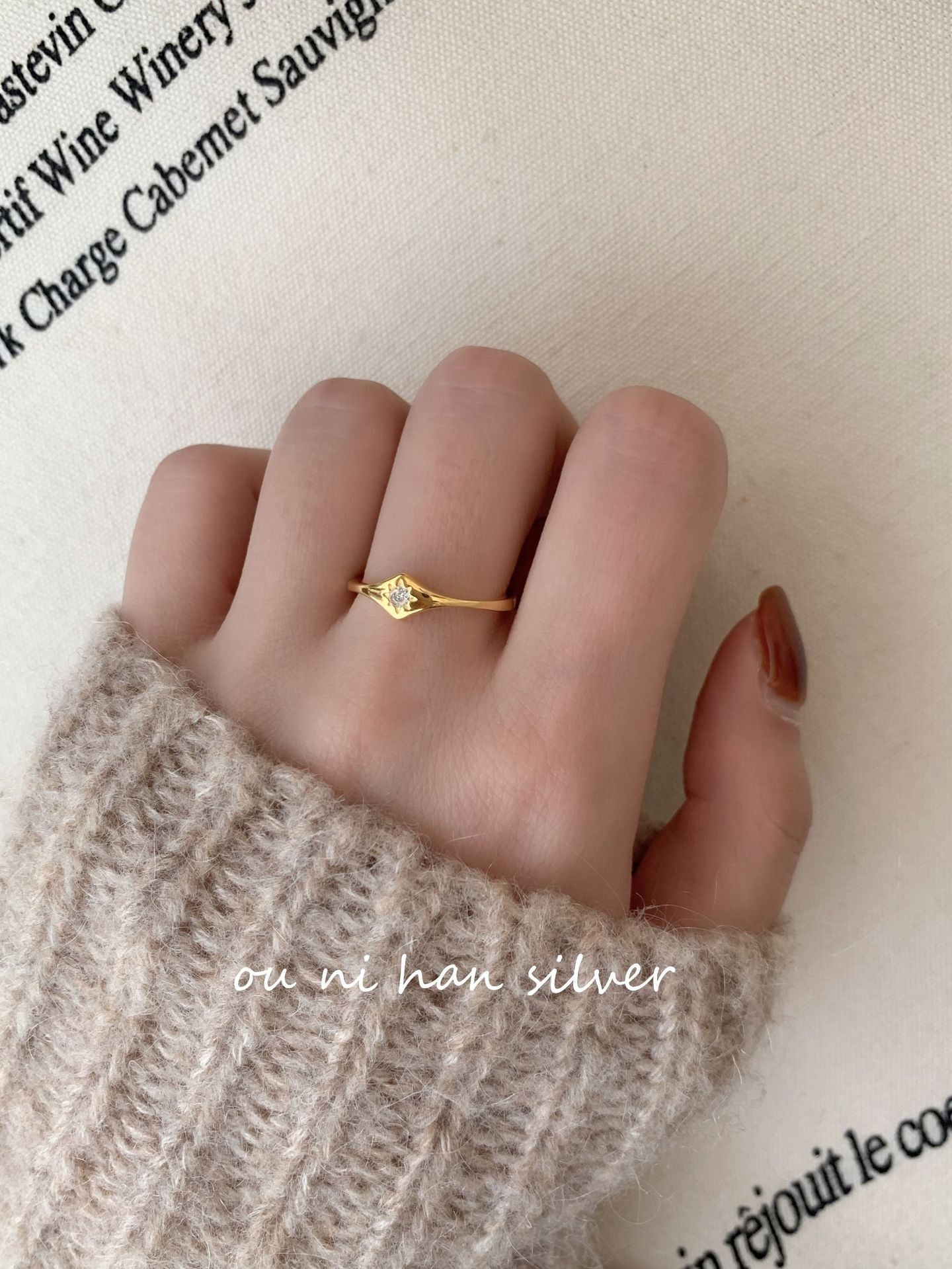 Oni Sterling Sier Female Style Design Rings